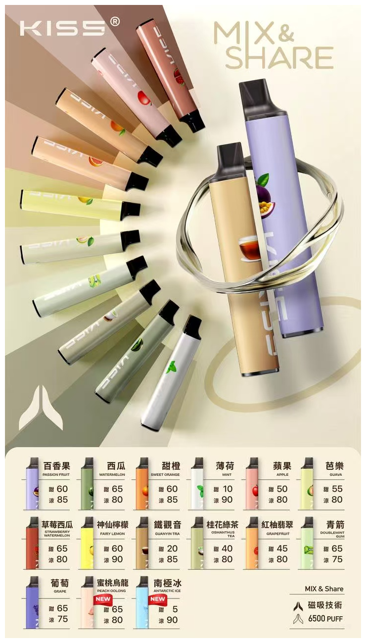 KIS5凱斯電子煙一次性/拋棄式菸桿 6500口